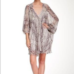DVF Silk Python Fleurette Dress